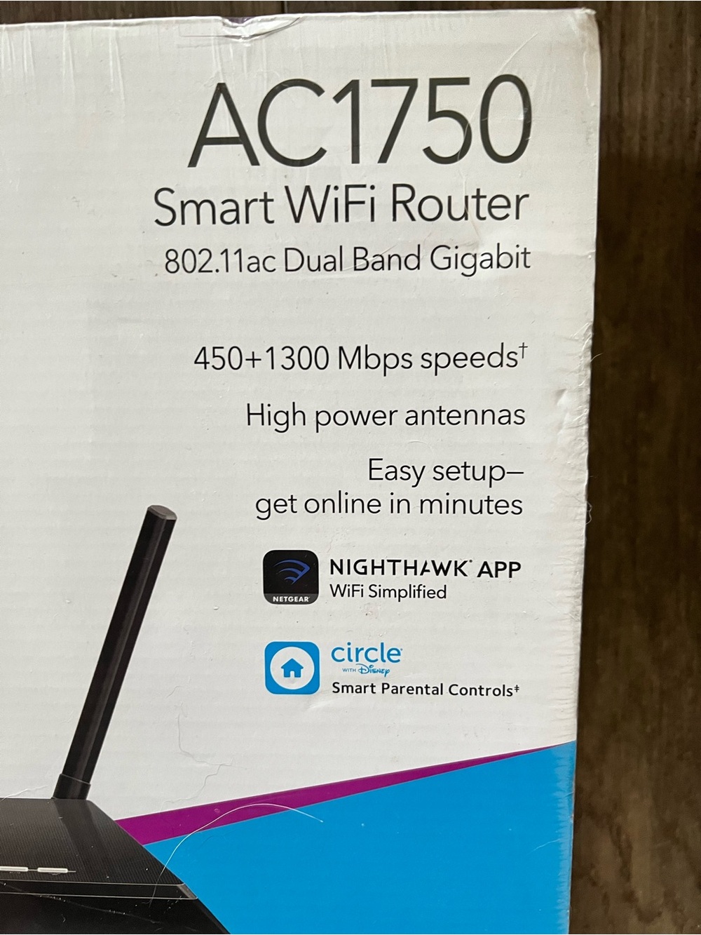 Netgear AC1750 Smart WiFi Router. New never opened original box and wrapping. - Picture 2 of 6